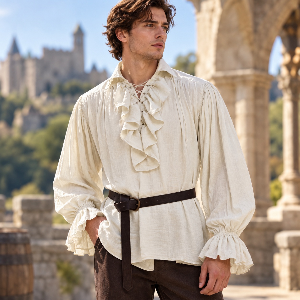 Blusa Leve de Manga Curta com  - Tops avaliação e preço