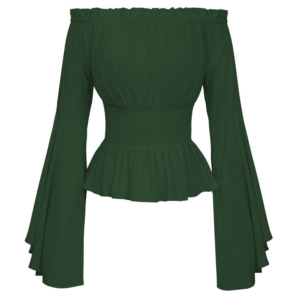 Blusa de manga comprida, com d - Tops avaliação e preço