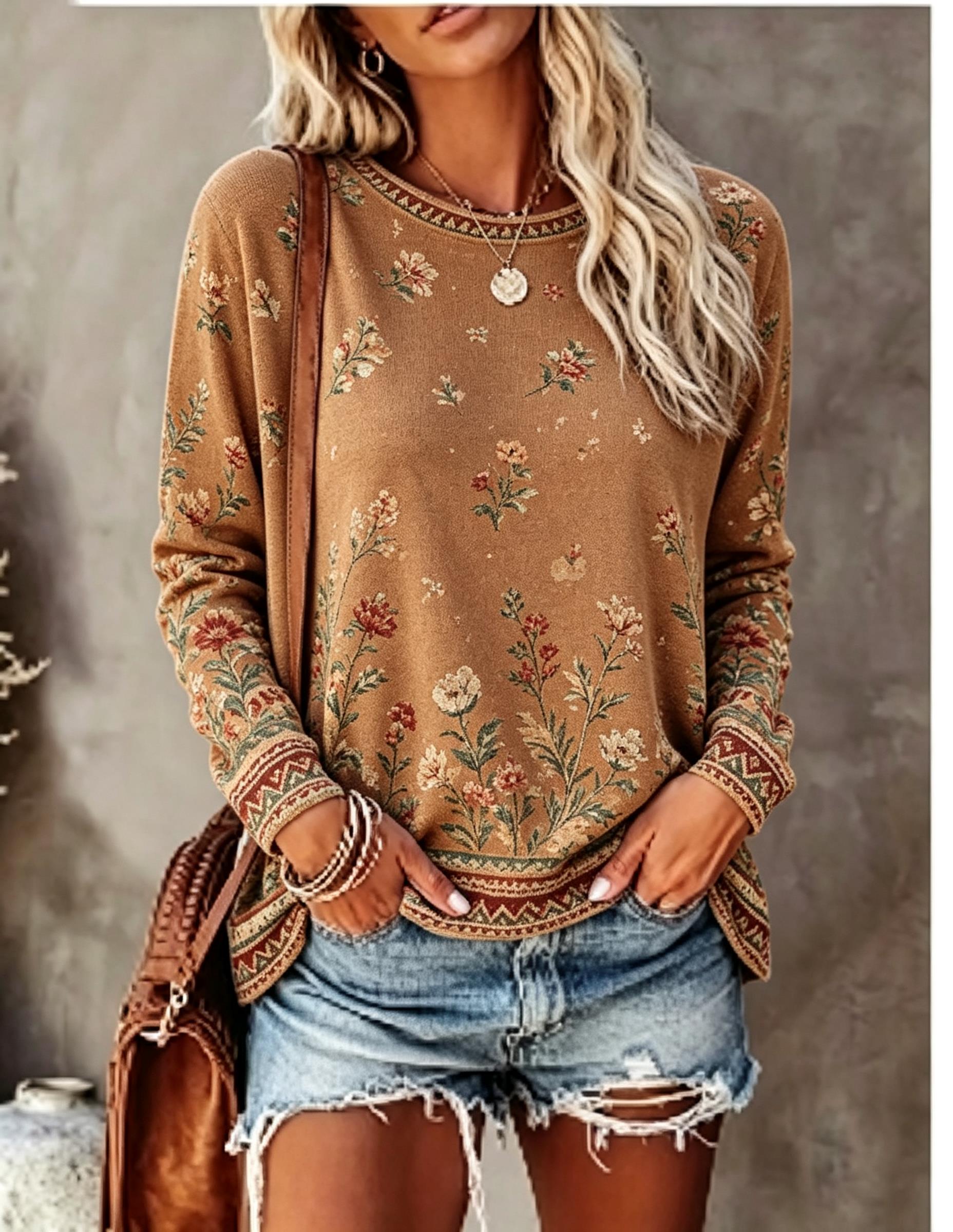 Camiseta feminina de manga com - Blouses avaliação e preço